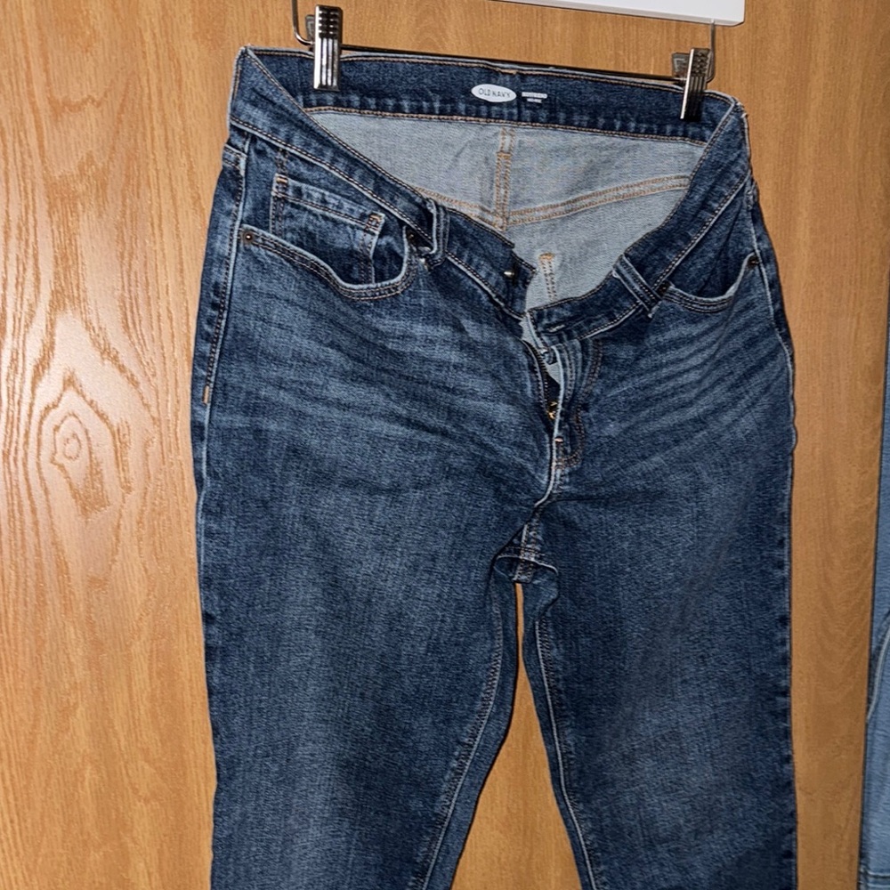 Old Navy Blue Straight Leg Jeans